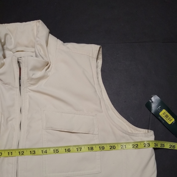 LAUREN RALPH LAUREN down blend NWT Arctic Nights vest Tundra Cream, 1X - Picture 13 of 16